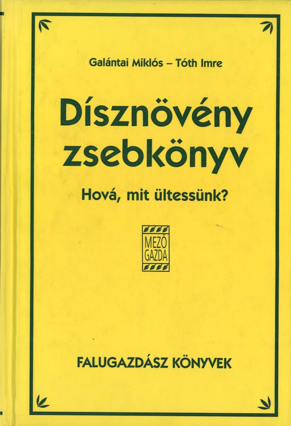 Dísznövény zsebkönyv